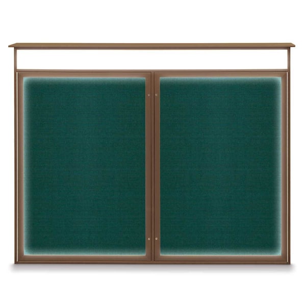 Single Door Enclosed Indoor Letterboard